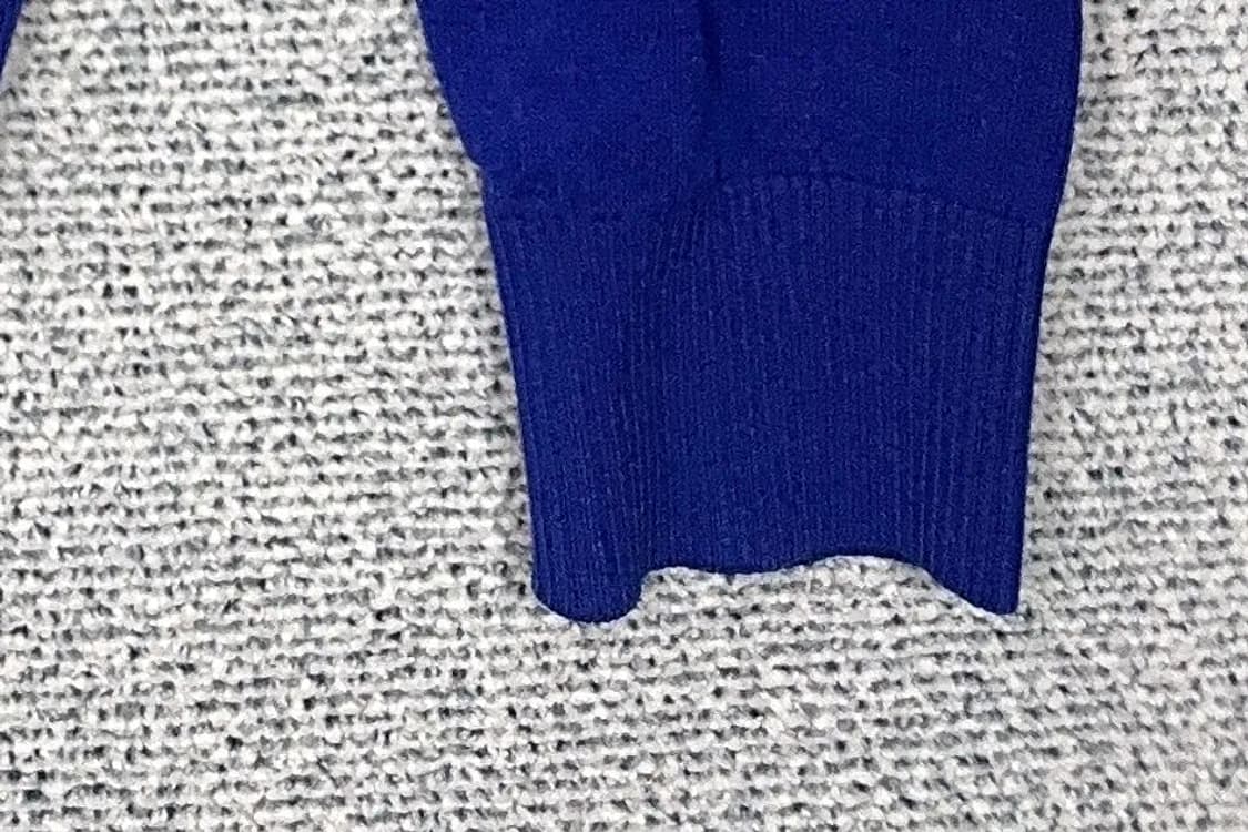 휠라 블루 골프 니트 집업 100 상품이미지6