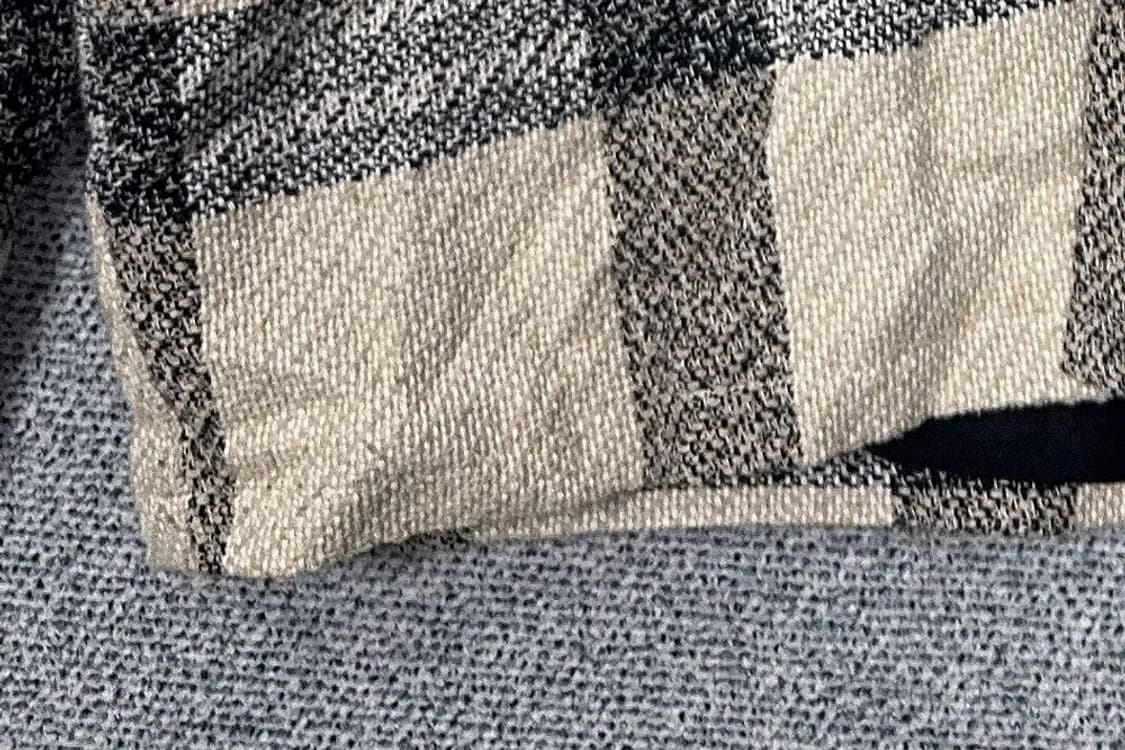 자라 체크 크림 베이지  후드티 L 상품이미지7