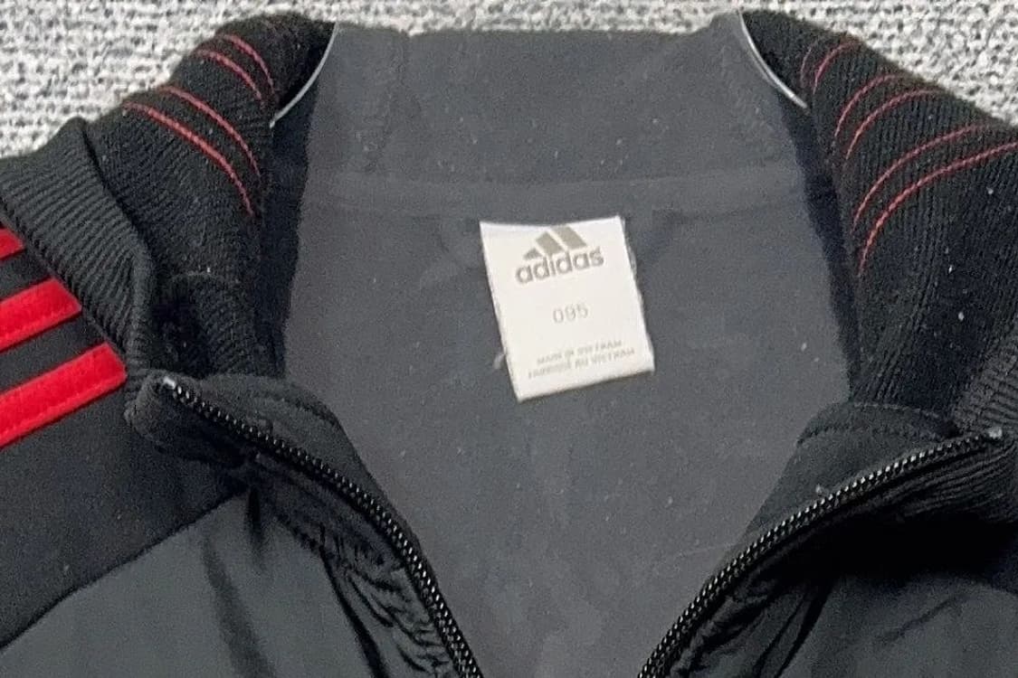 아디다스 AC 밀란 검빨 트랙탑 집업 져지 95 상품이미지5