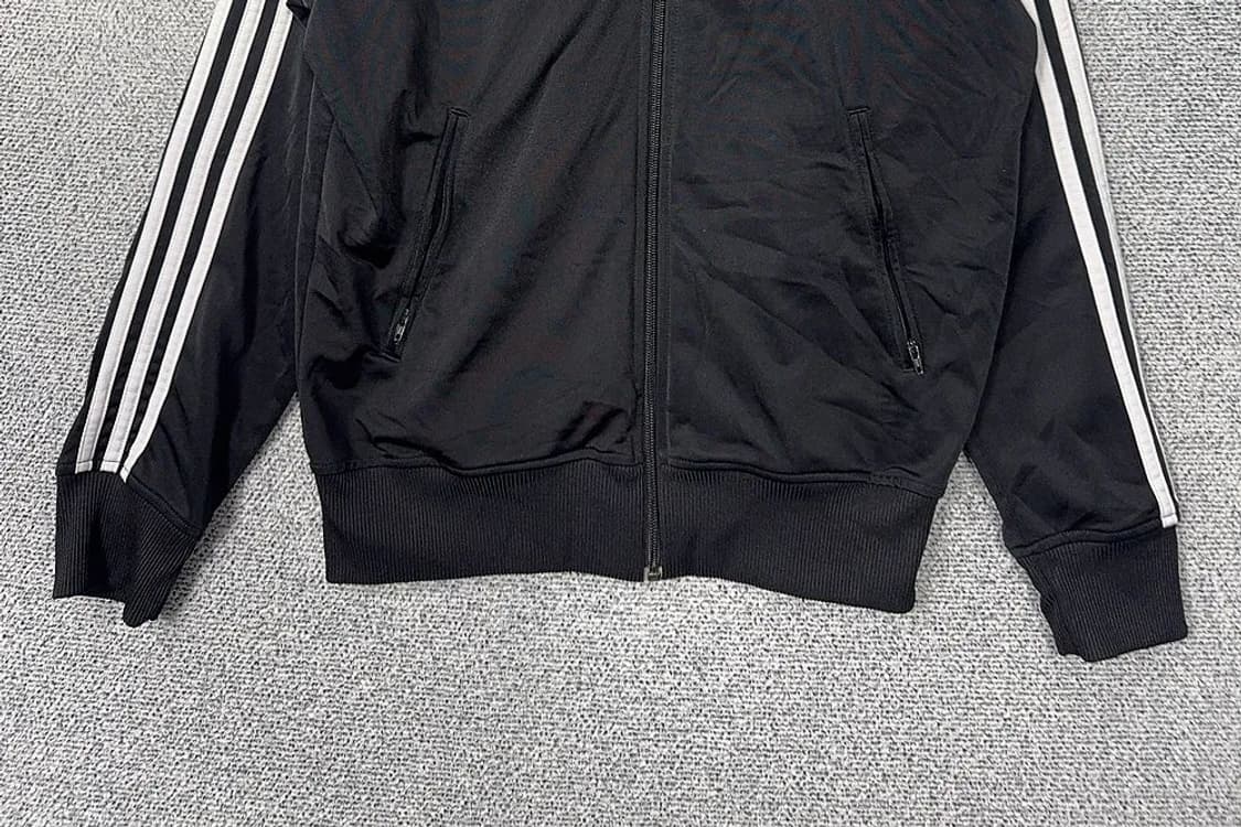 아디다스 파이어버드 검흰 트랙탑 집업 져지 S 상품이미지4