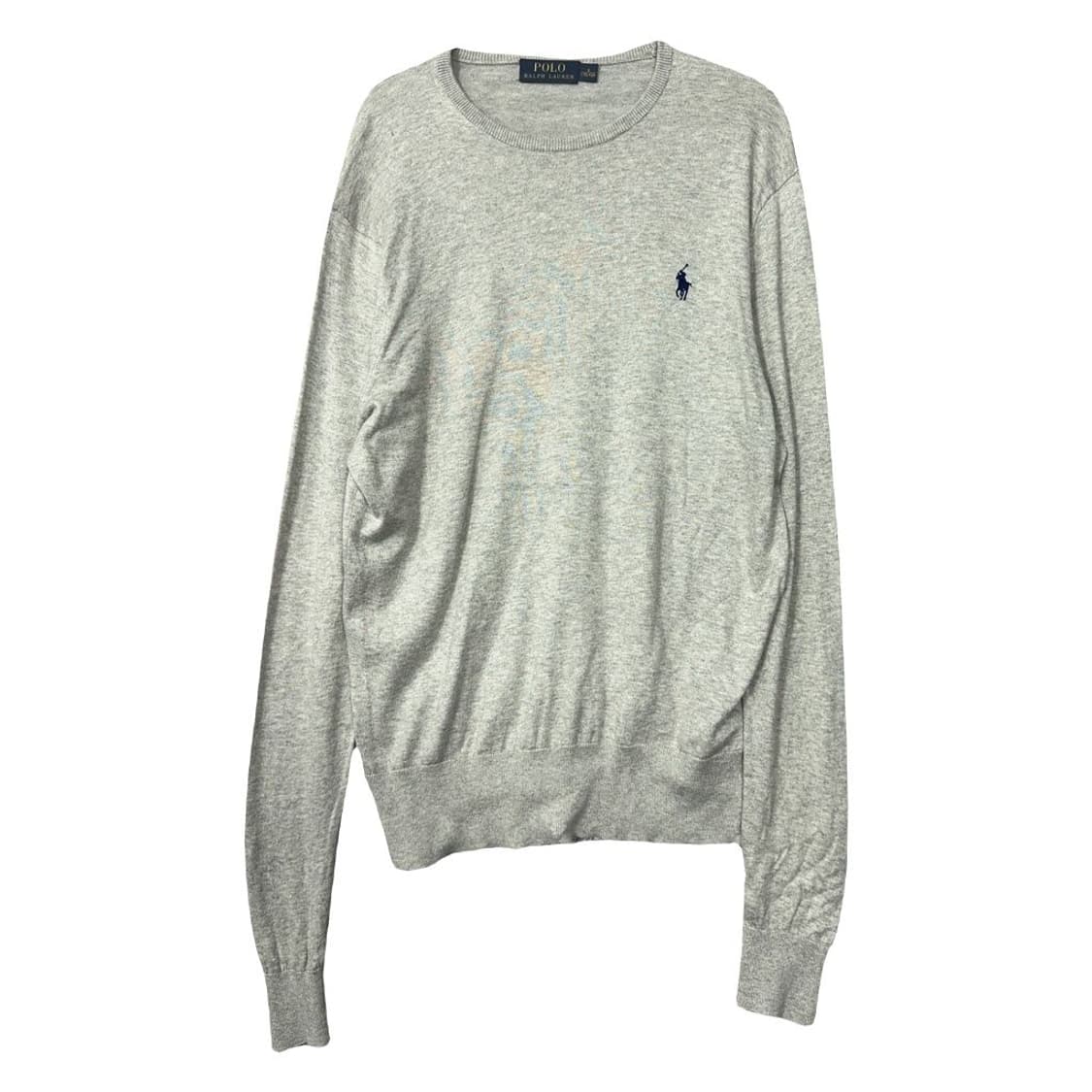 폴로 캐시미어 코튼 그레이 니트 S 상품이미지1