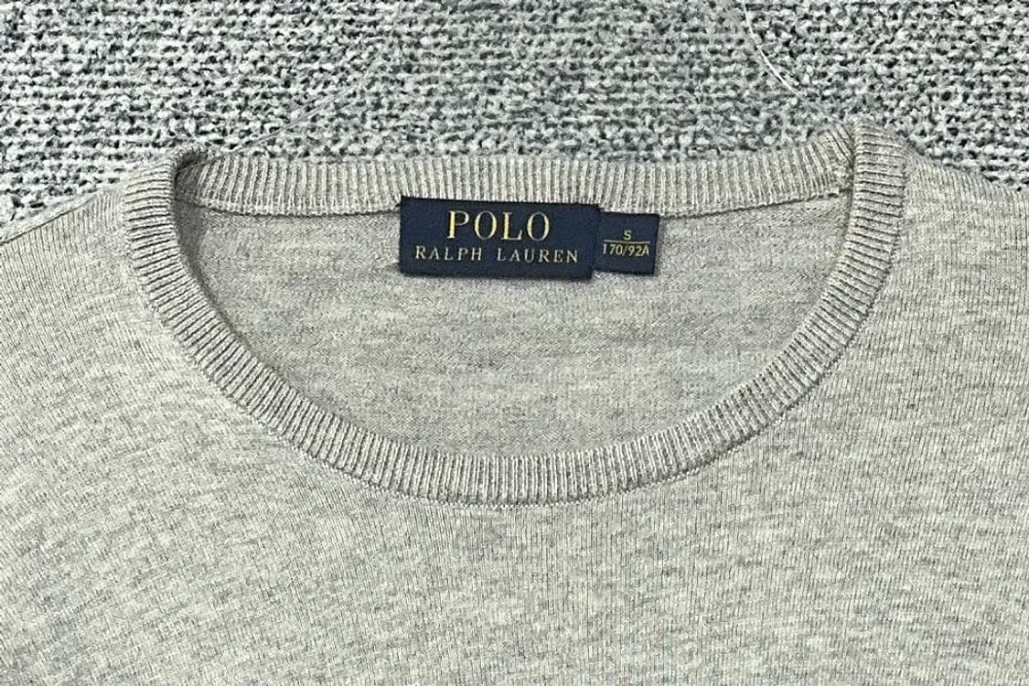 폴로 캐시미어 코튼 그레이 니트 S 상품이미지6