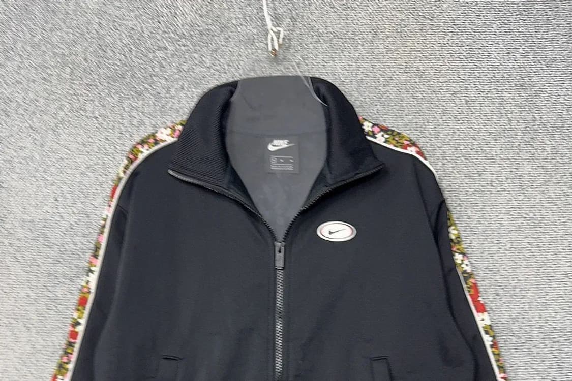 나이키 블랙 빈티지 트랙탑 집업 져지 M 상품이미지3