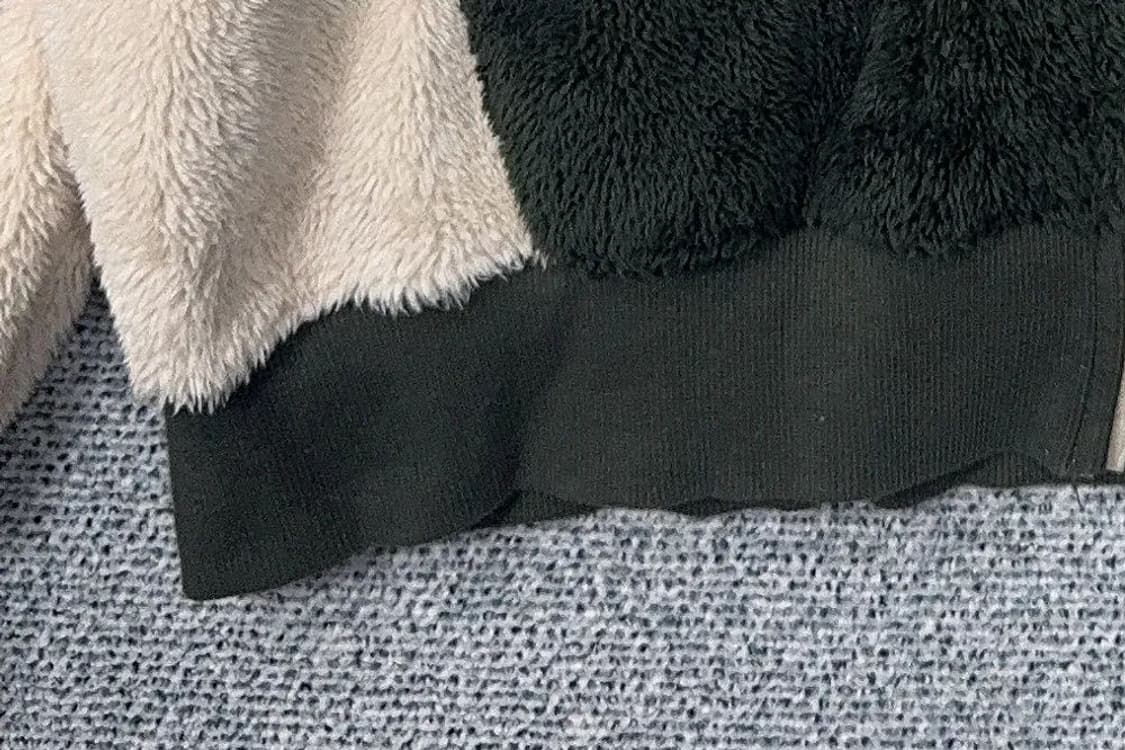 마크곤잘레스 크림 양털 후리스 후드 집업 M 상품이미지6