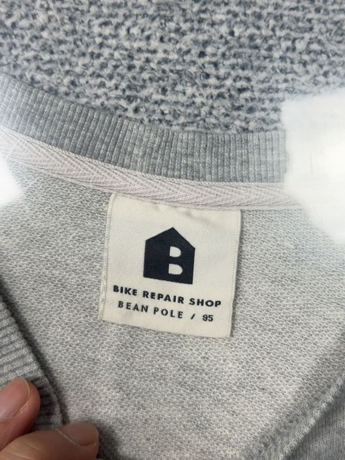 빈폴 프린팅 라이트 그레이 맨투맨 95 상품이미지8