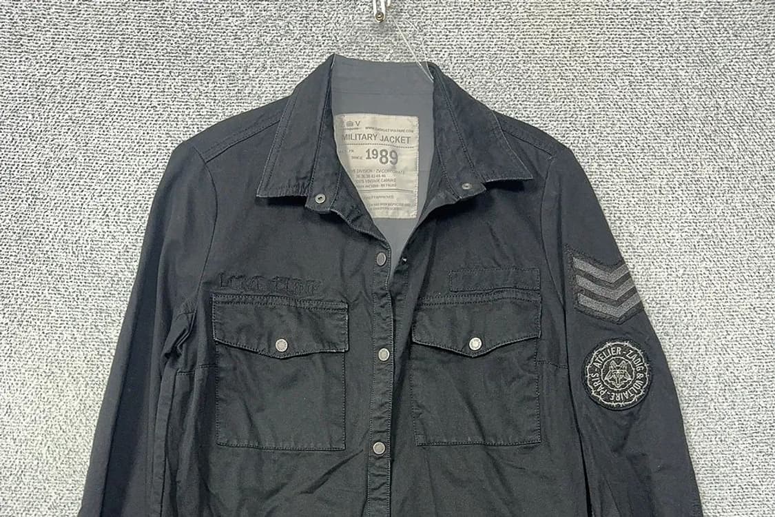 쟈딕 앤 볼테르 패치 빈티지 야상 필드 원피스 XS 상품이미지3