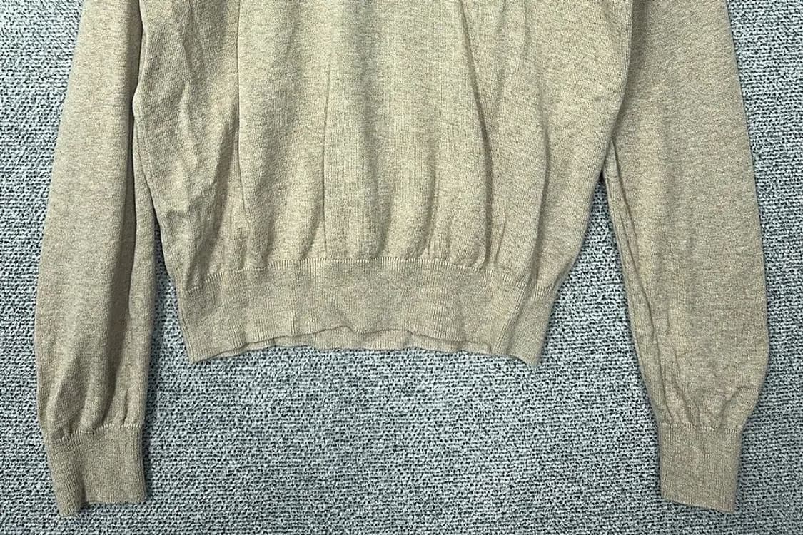 타미힐피거 베이지 오트밀 브이넥 로고 니트 S/P 상품이미지4