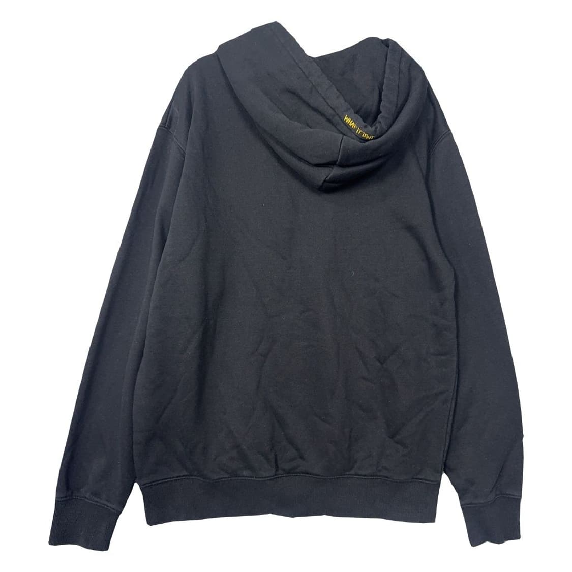 왓잇이즌 블랙 로고 후드티 M 상품이미지2