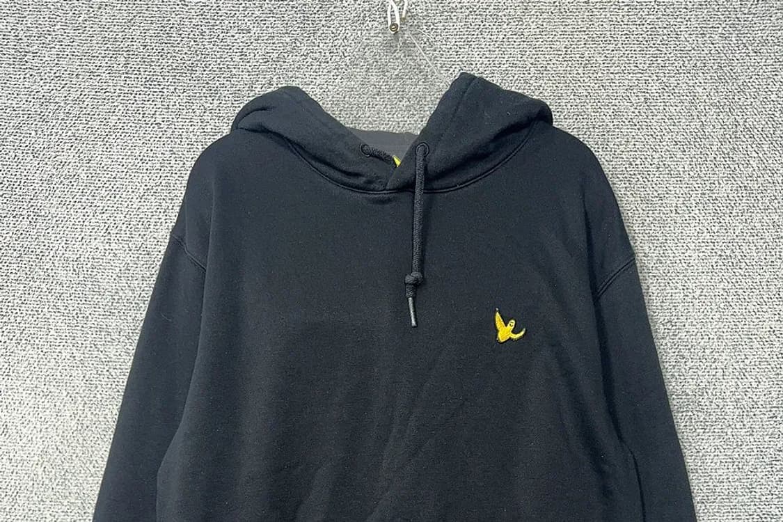 왓잇이즌 블랙 로고 후드티 M 상품이미지3