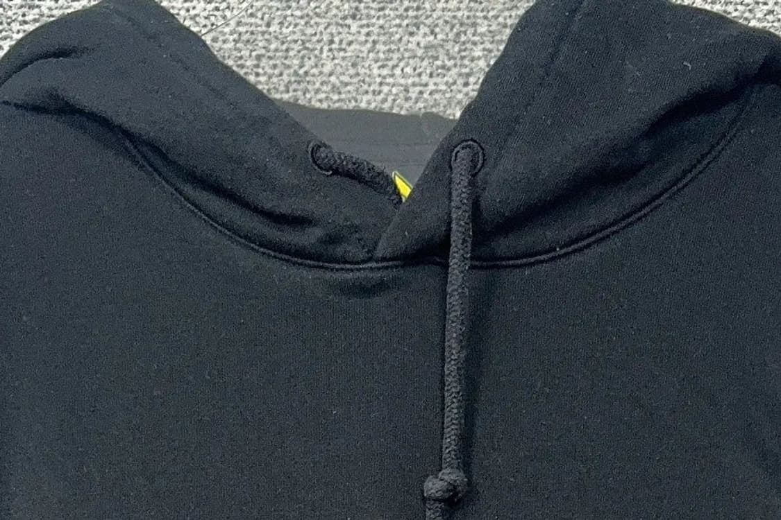 왓잇이즌 블랙 로고 후드티 M 상품이미지5