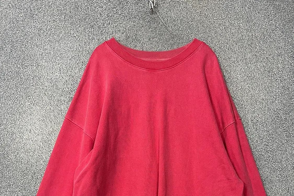 어텐션로우 빈티지 피그먼트 스웻셔츠 맨투맨 2 상품이미지3