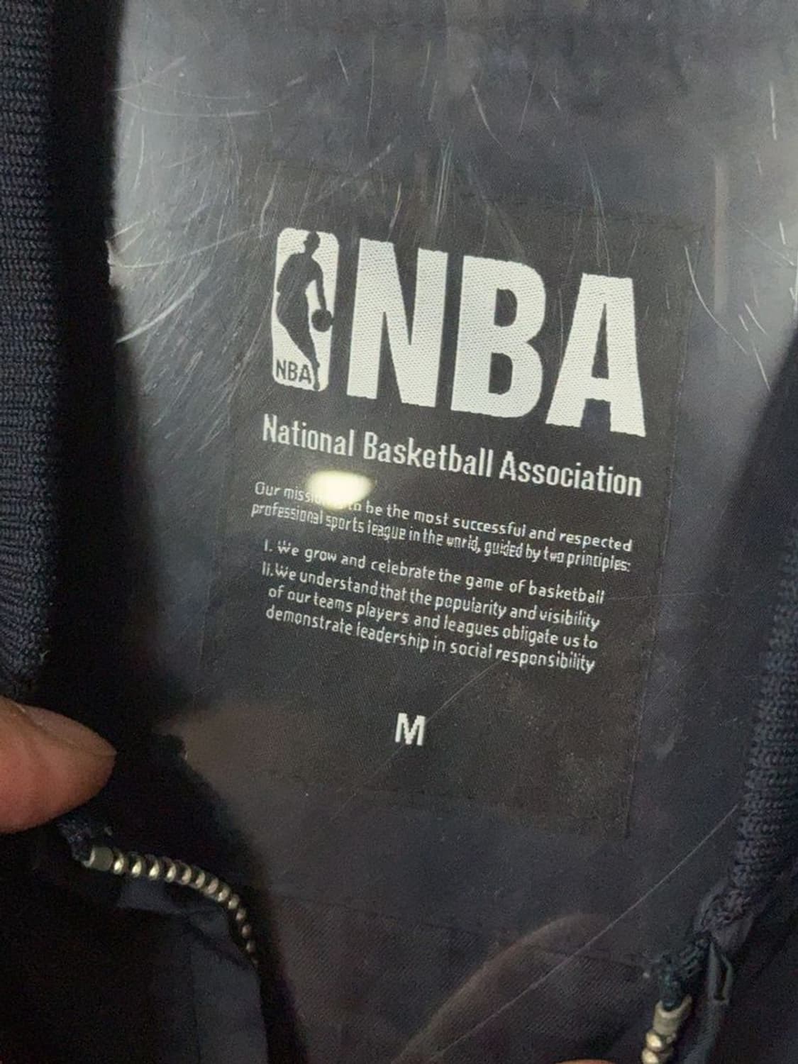 엔비에이 시카고 불스 네이비 스타디움 자켓 M 상품이미지7