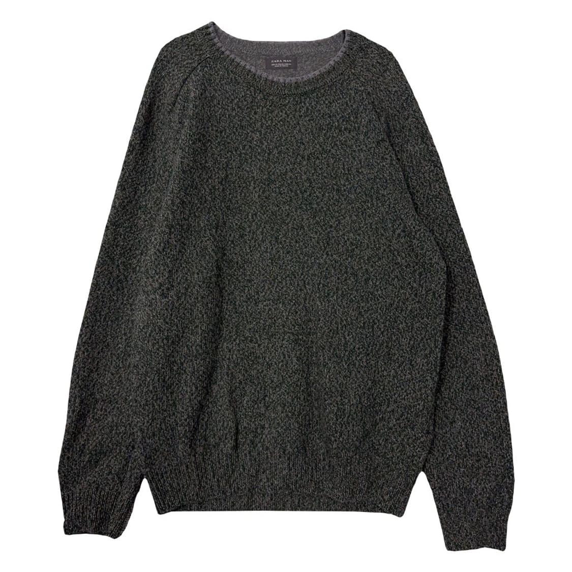 자라 그레이 울 니트 EUR XL/USA XL/MEX 44 상품이미지1