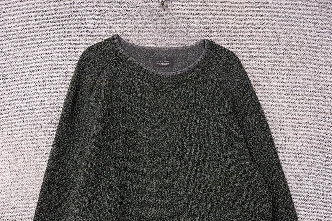 자라 그레이 울 니트 EUR XL/USA XL/MEX 44 상품이미지3