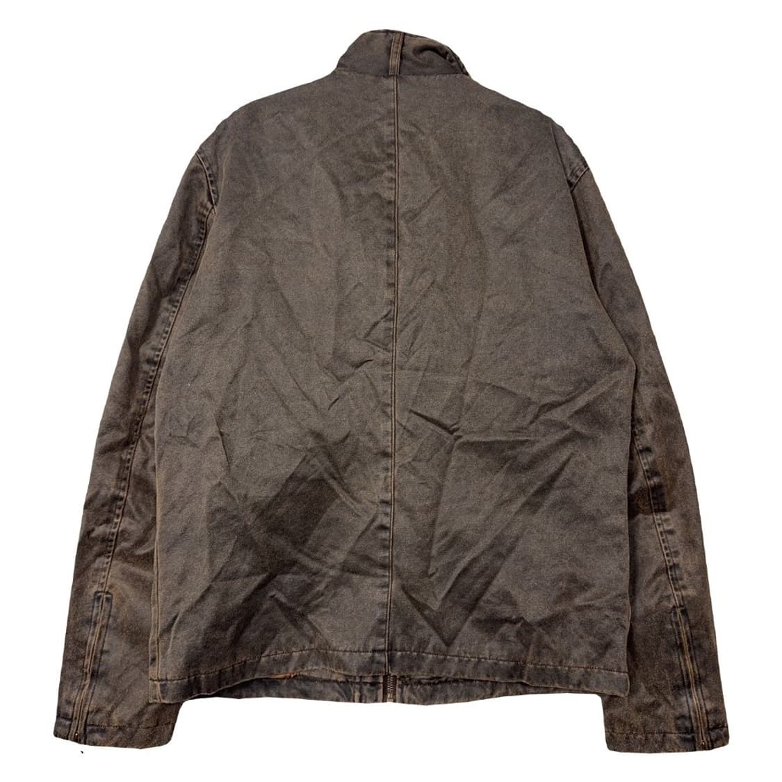 지오 송지오 브라운 디테일 클래식 레더 자켓 100 상품이미지2