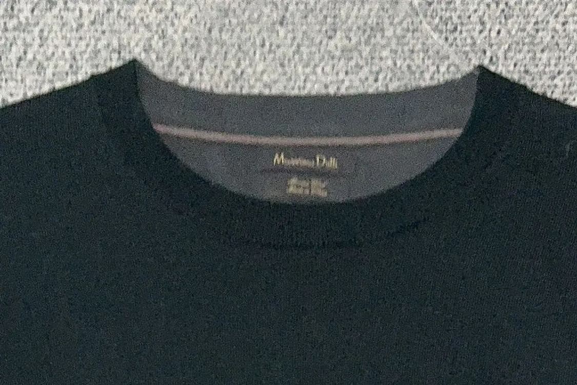 마시모두띠 블랙 메리노울 니트 L 상품이미지5