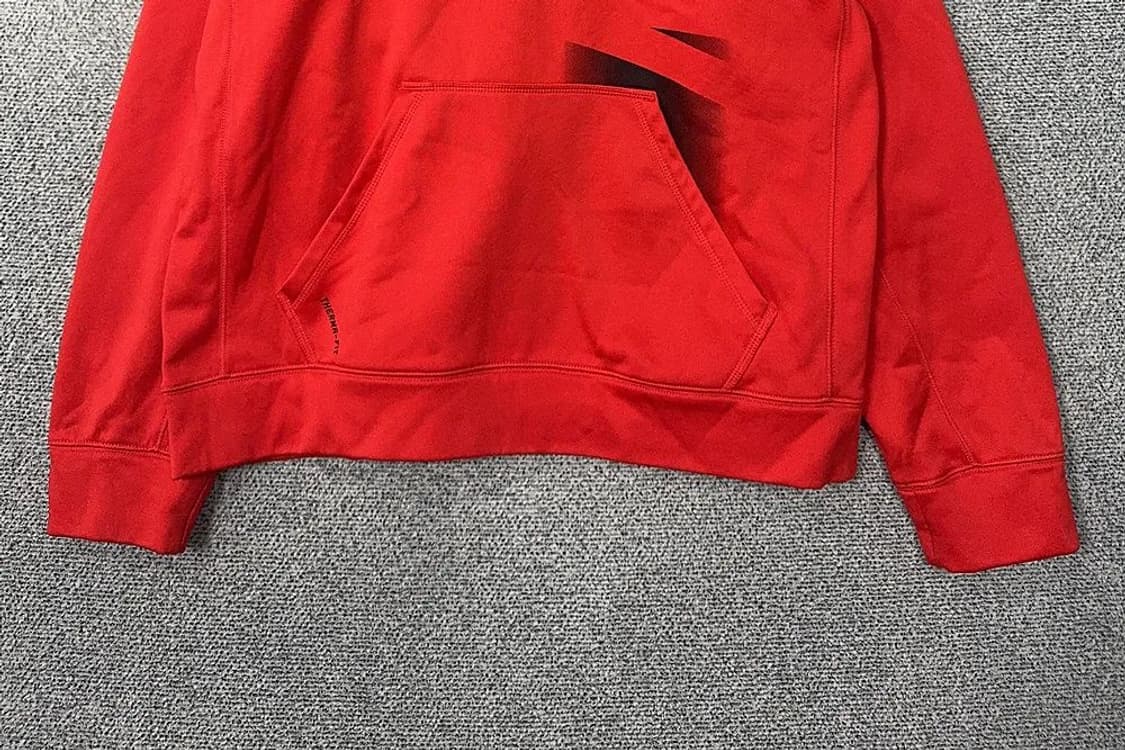 나이키 레드 빈티지 프린팅 후드티 XL 상품이미지4