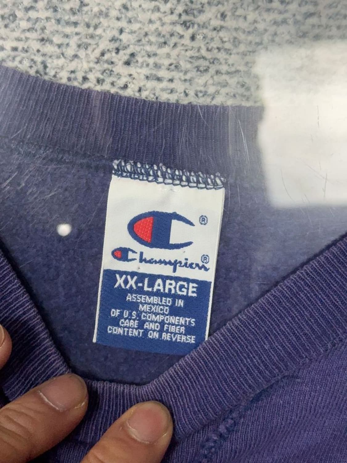 챔피온 네이비 스웻셔츠 맨투맨 XX-LARGE 상품이미지7