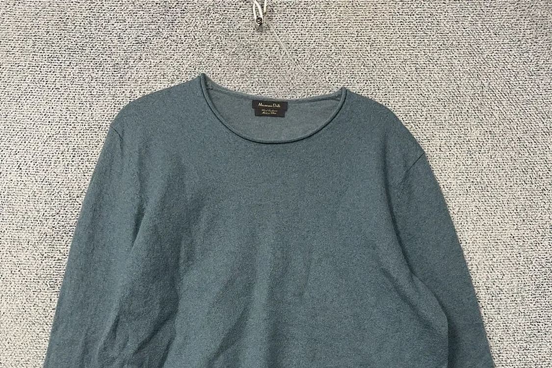 마시모두띠 블루 캐주얼 울 캐시미어 니트 L 상품이미지3