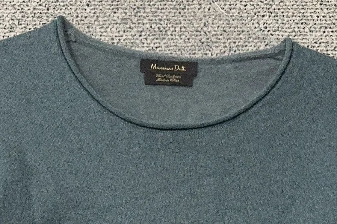 마시모두띠 블루 캐주얼 울 캐시미어 니트 L 상품이미지5