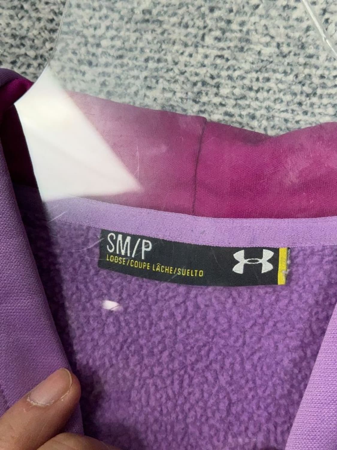 언더아머 프린팅 퍼플 후드티 SM/P 상품이미지8