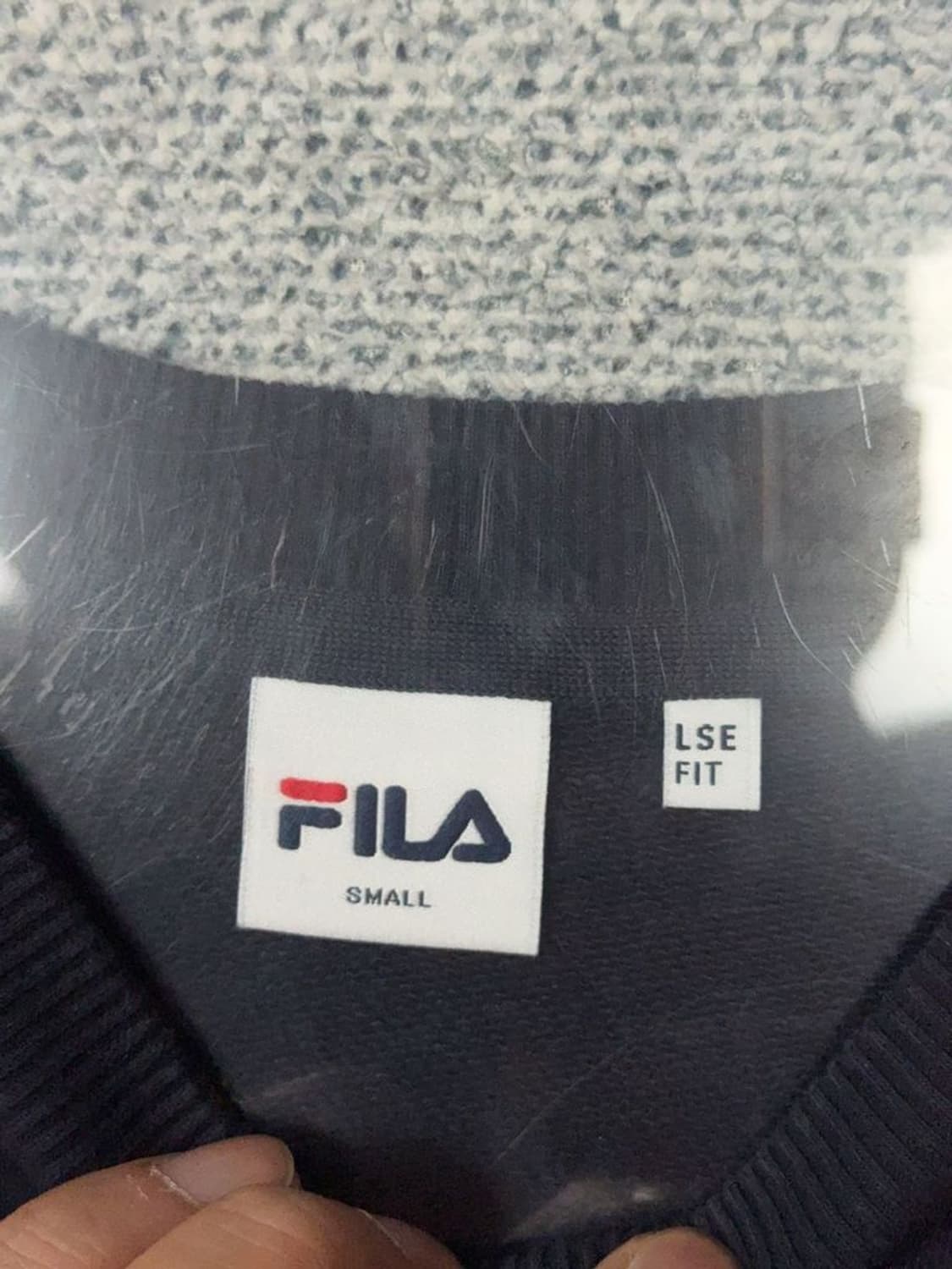 휠라 로고 멀티컬러 캐주얼 맨투맨 SMALL 상품이미지8