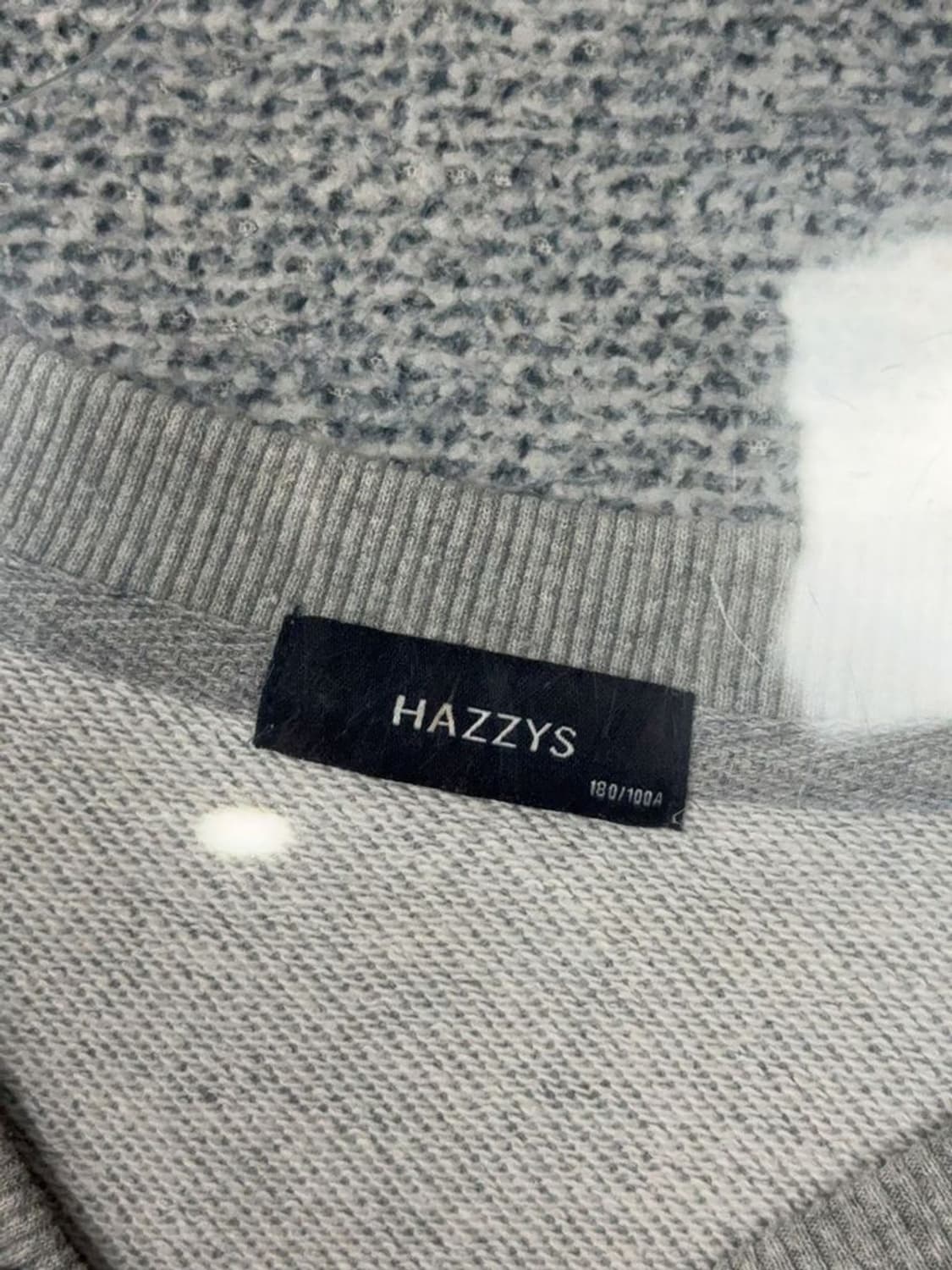 해지스 라이트 그레이 남성 캐주얼 맨투맨 180/100A 상품이미지7