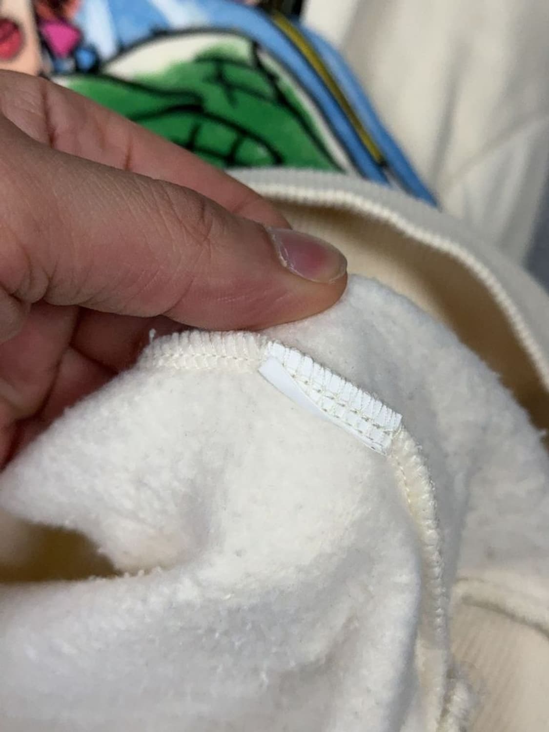 자라 프린팅 크림 맨투맨 M 상품이미지8