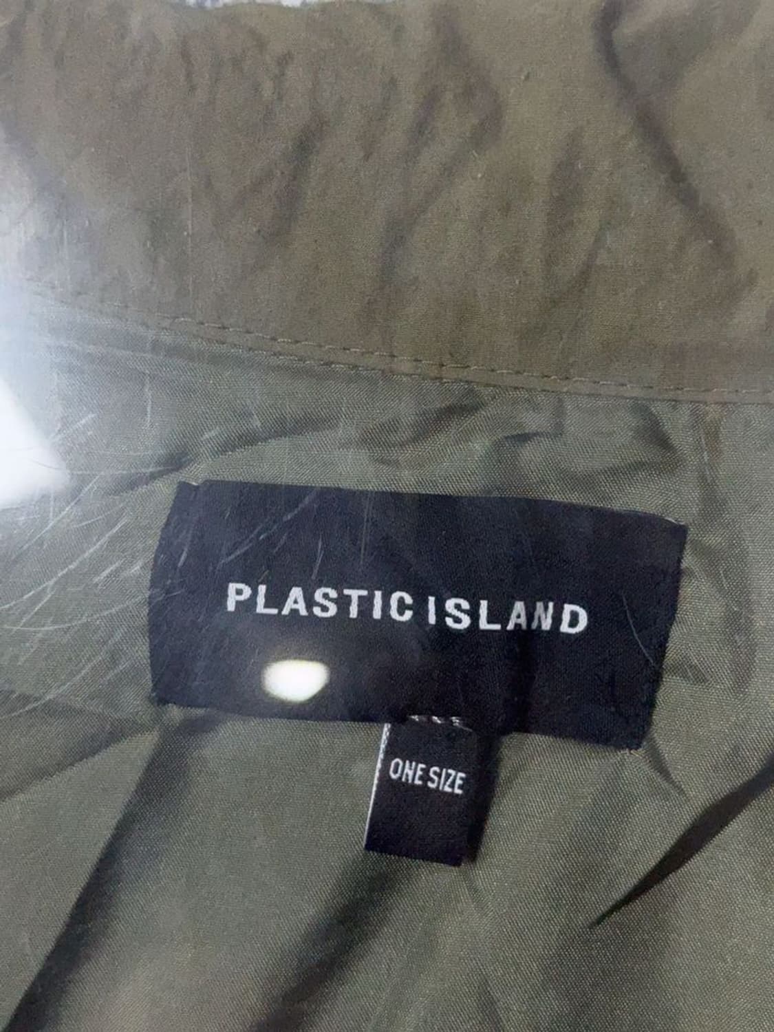 플라스틱아일랜드 프린팅 카키 필드 야상 자켓 ONE SIZE 상품이미지7