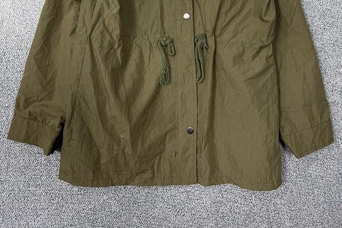 플라스틱아일랜드 프린팅 카키 필드 야상 자켓 ONE SIZE 상품이미지4