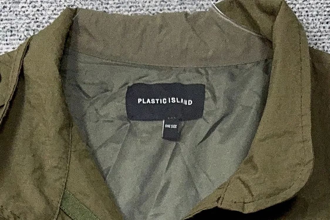 플라스틱아일랜드 프린팅 카키 필드 야상 자켓 ONE SIZE 상품이미지5