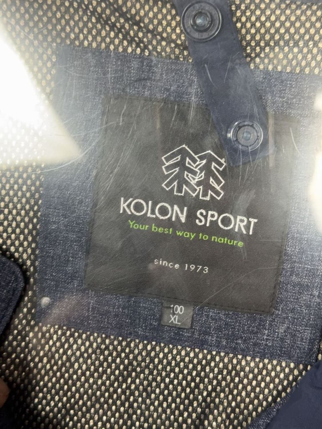 코오롱 네이비 기능성 바람막이 XL 상품이미지7