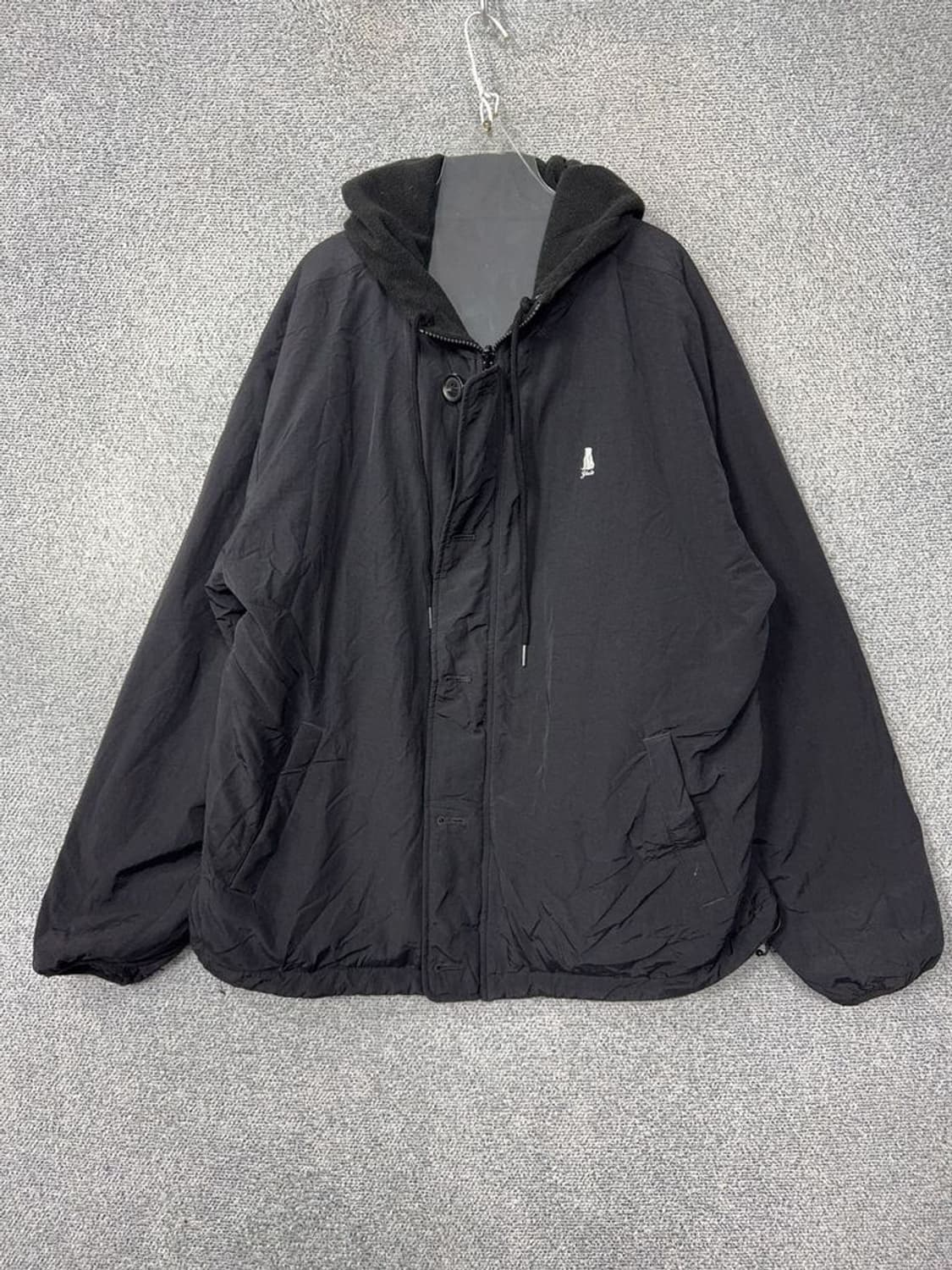 예일 양면 리버시블 로고 후드 점퍼 자켓 XL 상품이미지8