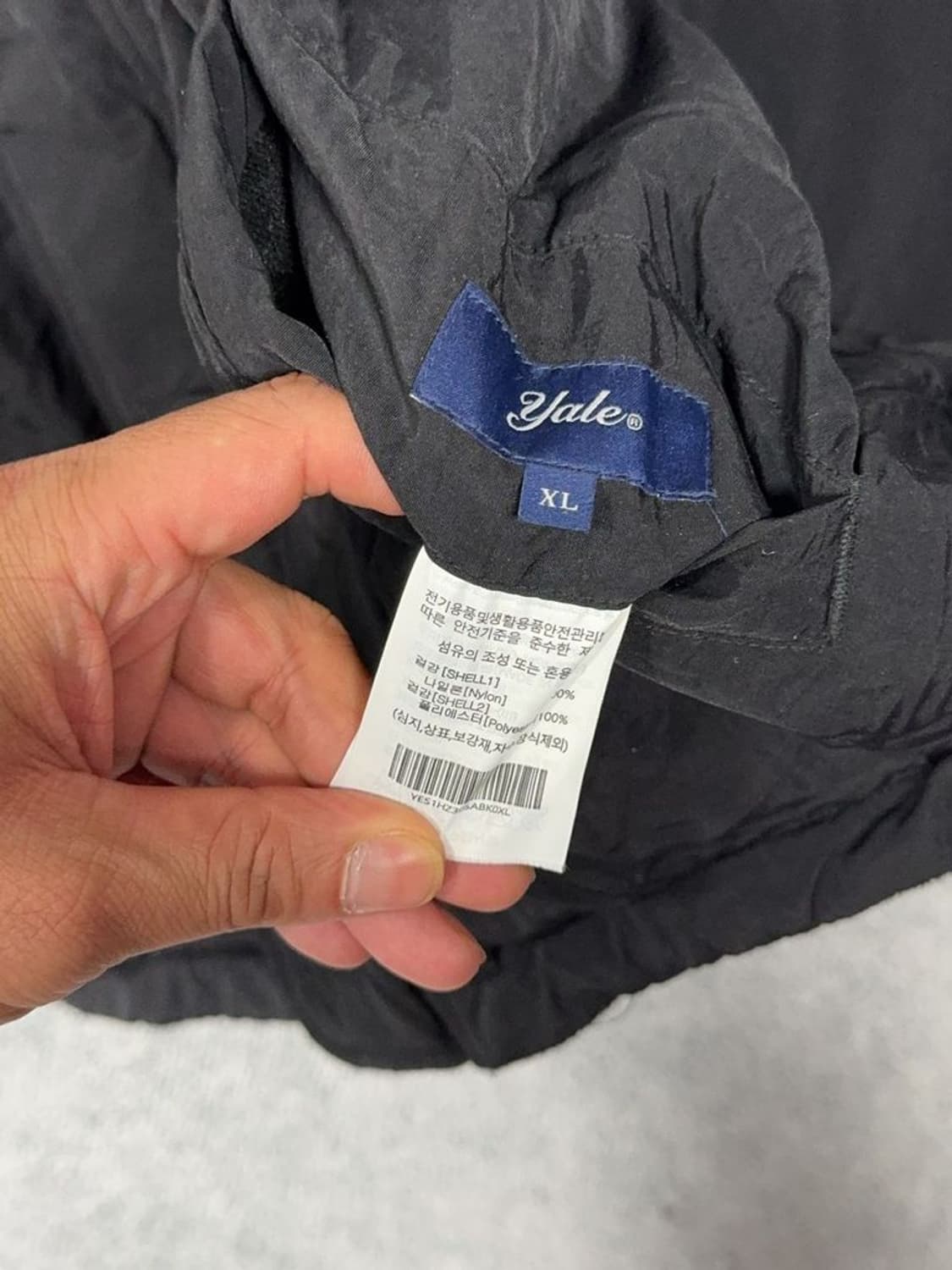 예일 양면 리버시블 로고 후드 점퍼 자켓 XL 상품이미지9