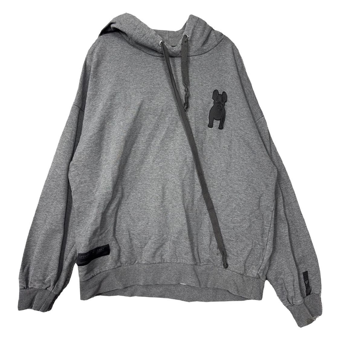 라이프워크 그레이 로고 오버핏 후드티 L 상품이미지1