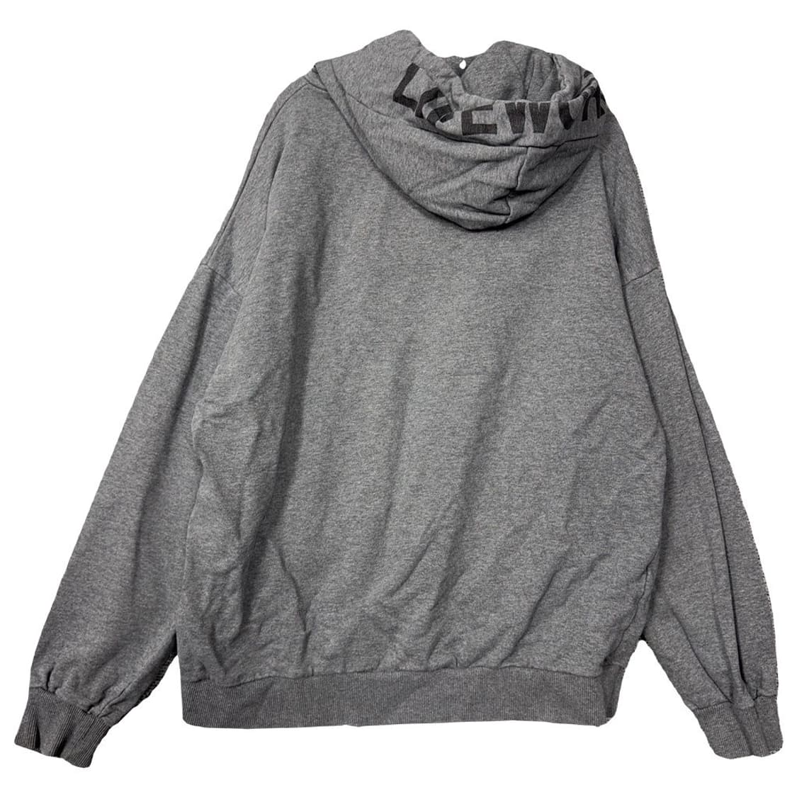 라이프워크 그레이 로고 오버핏 후드티 L 상품이미지2