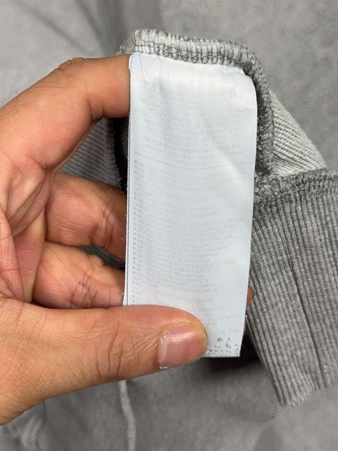 나이키 라이트 그레이 로고 맨투맨 L 상품이미지8