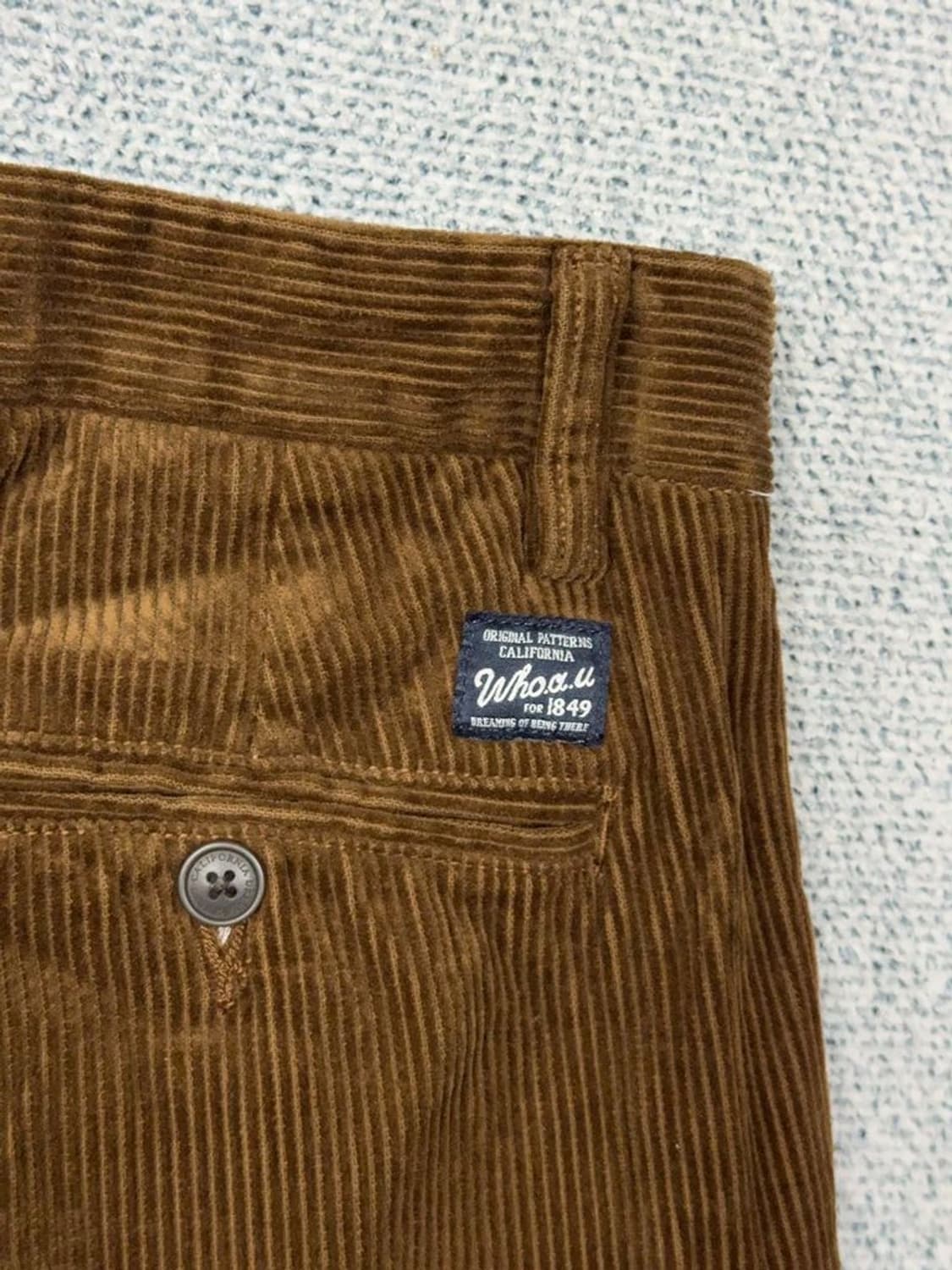 후아유 브라운 빈티지 코듀로이 바지 M 상품이미지7