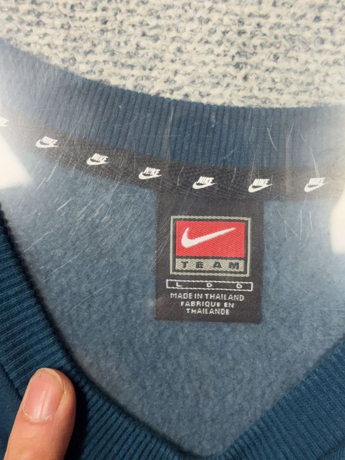나이키 청록 로고 캐주얼 맨투맨 L 상품이미지8