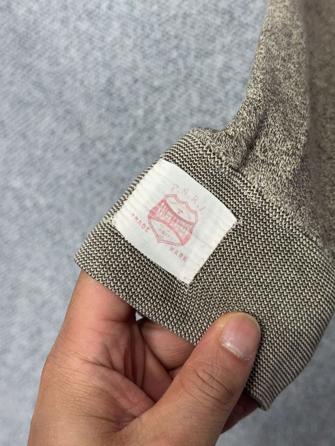 폴로 랄프로렌 그레이 배색 양털 후드티 M 상품이미지8