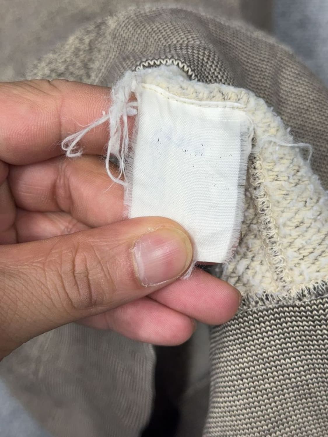 폴로 랄프로렌 그레이 배색 양털 후드티 M 상품이미지10