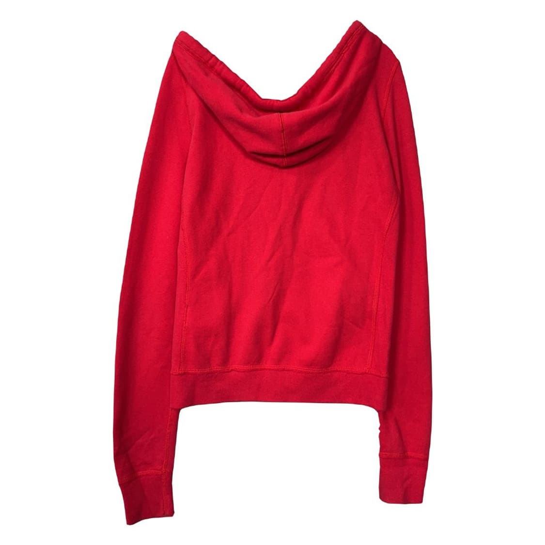 아베크롬비 레드 빈티지 자수 로고 YK2 후드 집업 M 상품이미지2