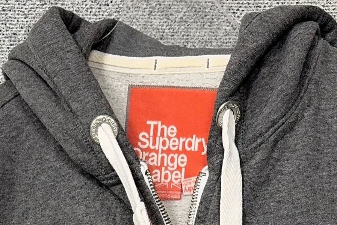 수퍼드라이 그레이 로고 후드 집업 M 상품이미지5