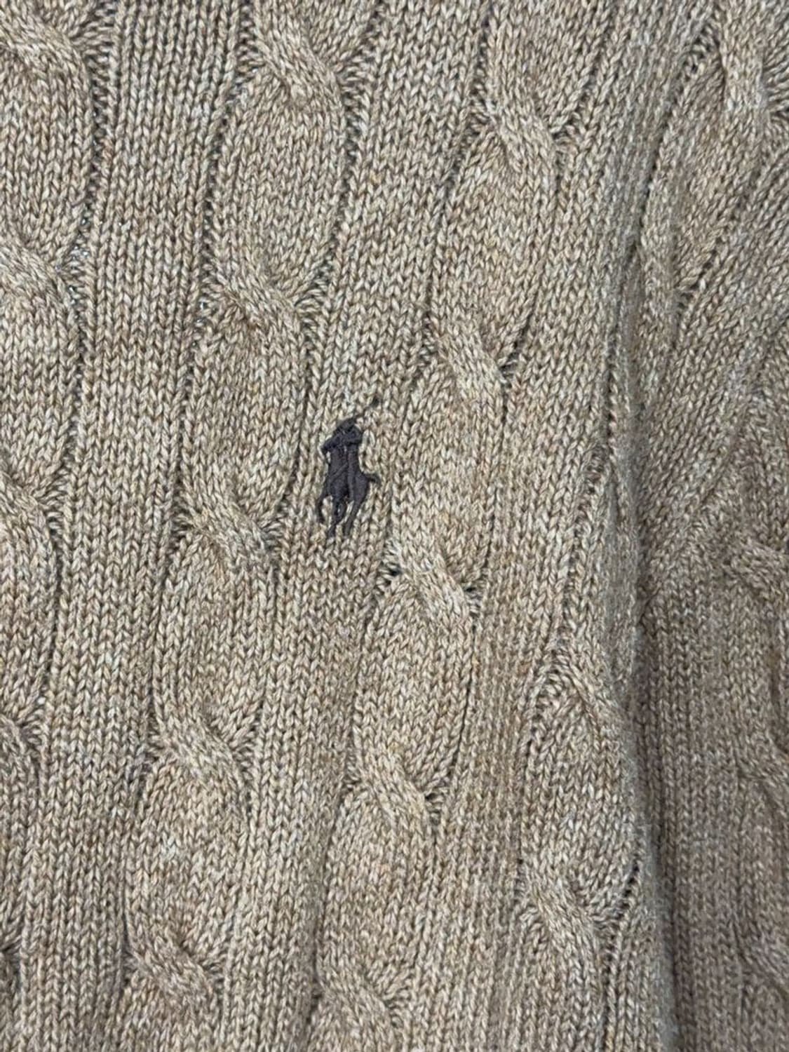 폴로 랄프로렌 꽈배기 로고 브라운 니트 L 상품이미지6