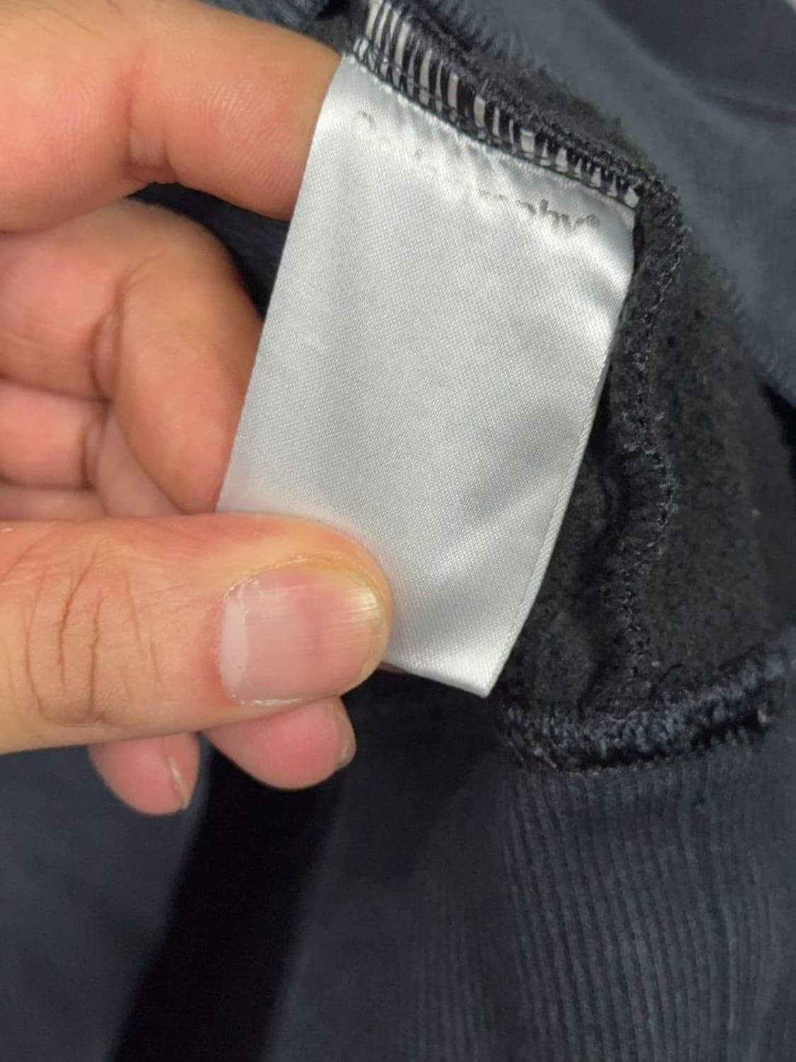 코드그라피 스펠 로고 네이비 후드티 M 상품이미지10