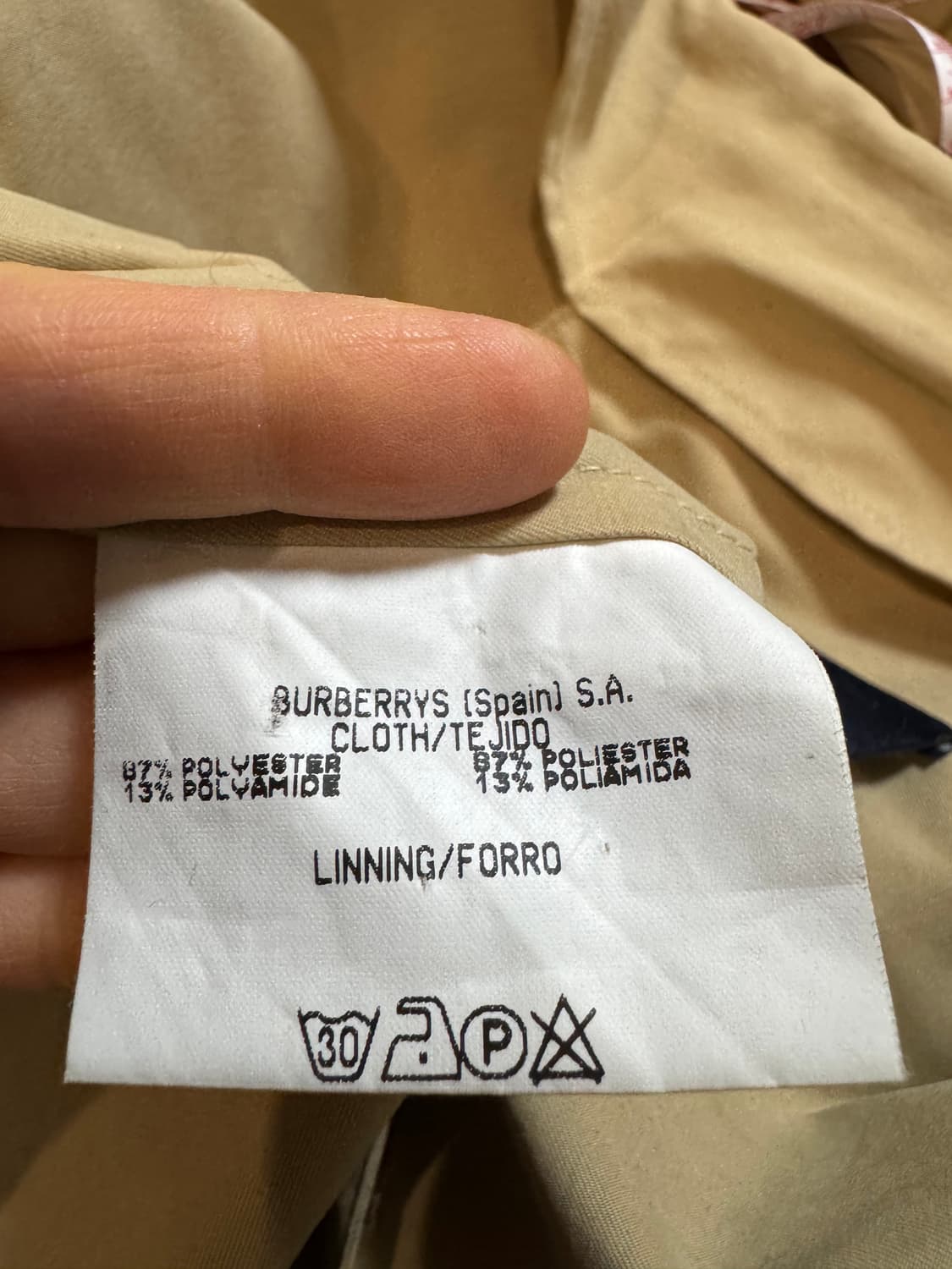 버버리 베이지 자켓 상품이미지9