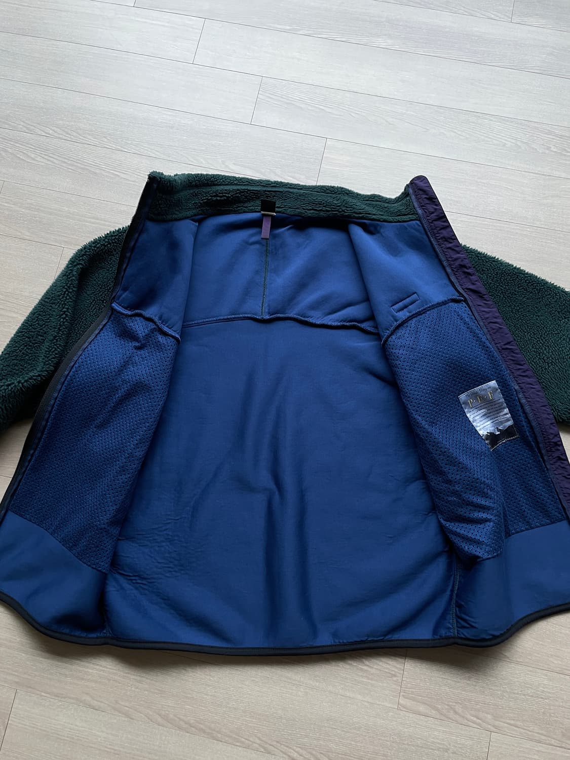 90s 파타고니아 딥파일 PEF 그린 퍼플 자켓 상품이미지7