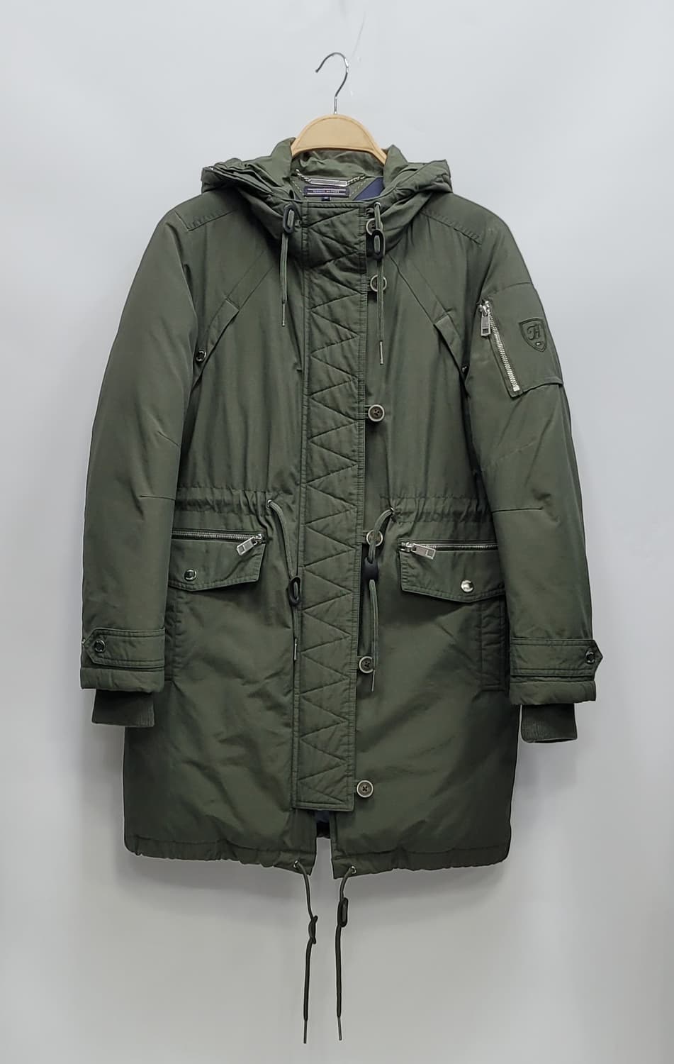 TOMMY HILFIGER 타미힐피거 야상 구스 다운 패딩 / 여 XS  상품이미지1