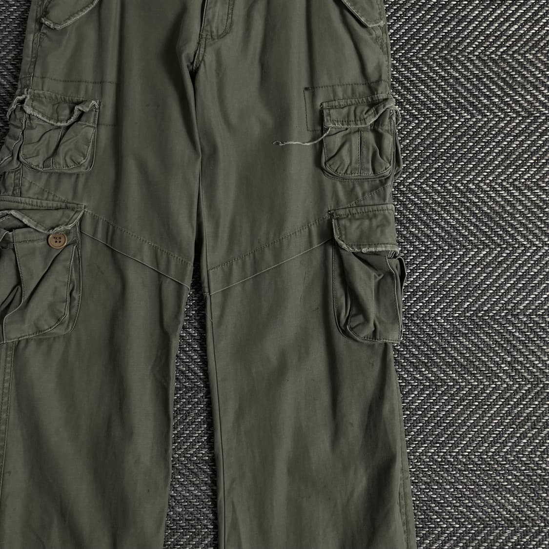 빈티지 Y2K 퍼티그 카고 팬츠o 3217 상품이미지3