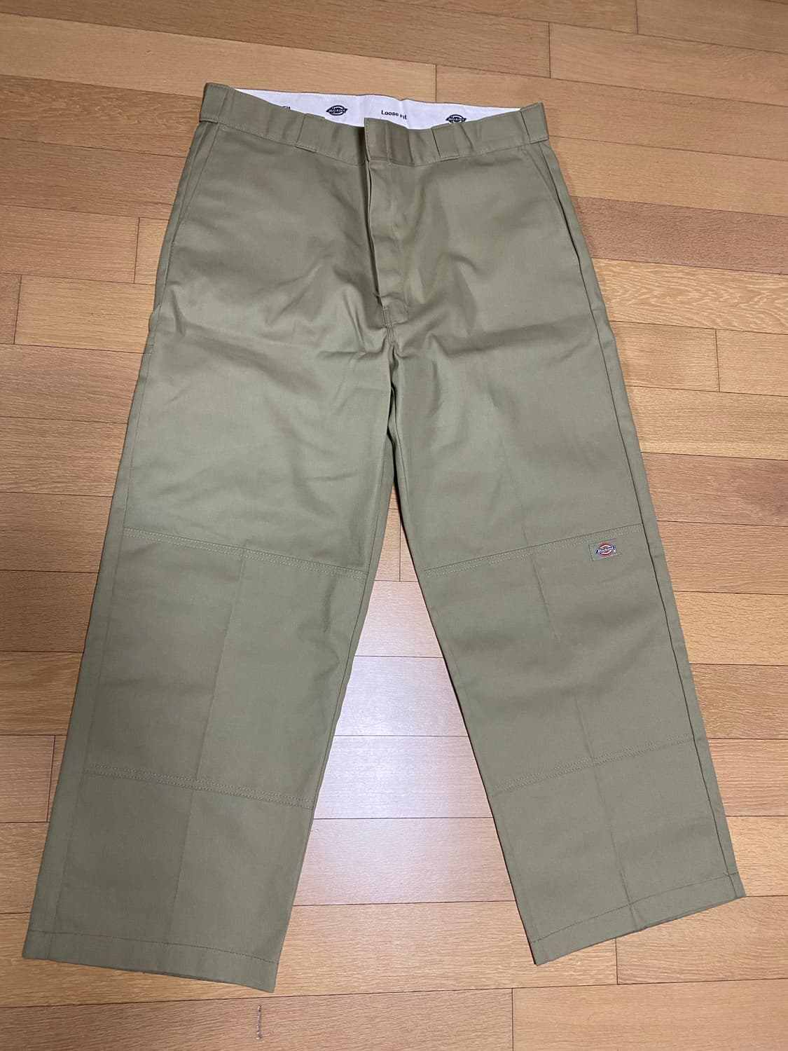 디키즈 더블니 85283 루즈핏 워크팬츠 Khaki 카키 38 상품이미지1